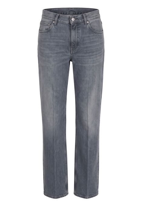 Grifoni Jeans Revel in Denim di Cotone Nero Donna GRIFONI | Pantalone | G1AC0107FADED BLACK